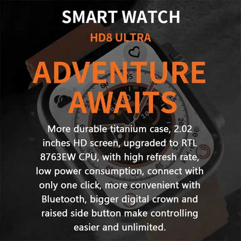 HD8 Ultra Smart Watch